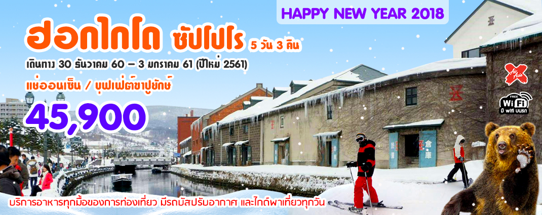 ฮอกไกโด ปีใหม่ 2018